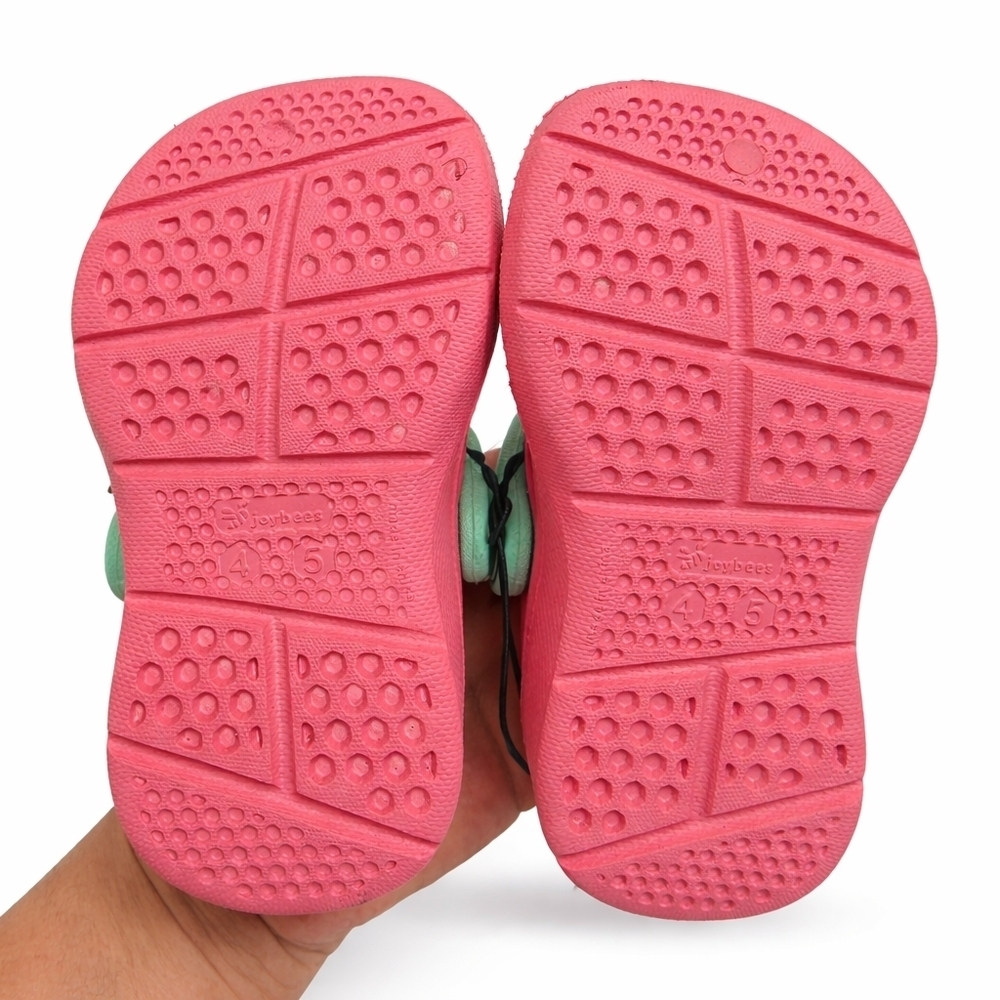 Joybees Kids Active Clogs – Pink & Mint – Size C 4/5 – New with Tags - Picture 3 of 3